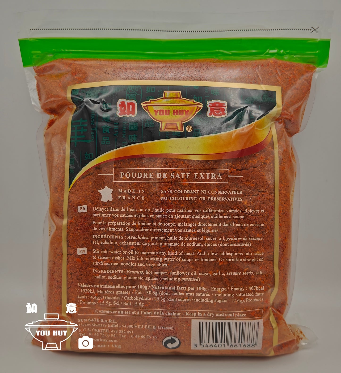 Saté en poudre 1kg